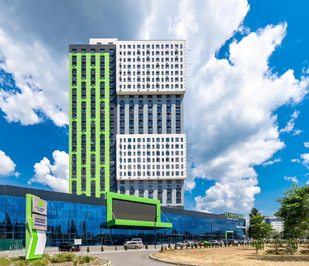 Flatrent Olympic Park, Метро Бориспільська Поруч! Kyiv Exterior foto